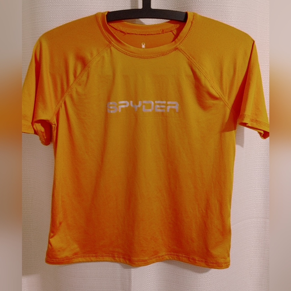 (4/$20) Spyder Boys Orange Surf Tee